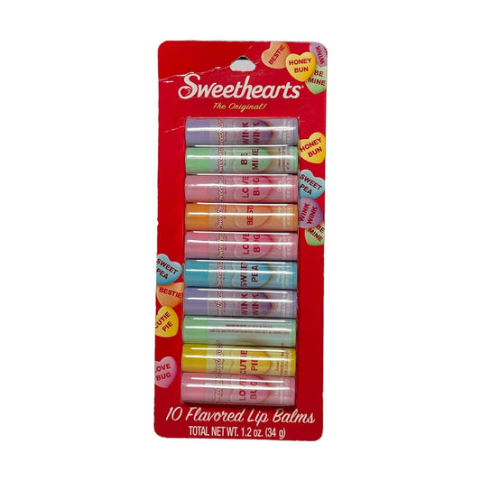 BALSAMOS LABIALES DE SWEETHARTS 10 PZ