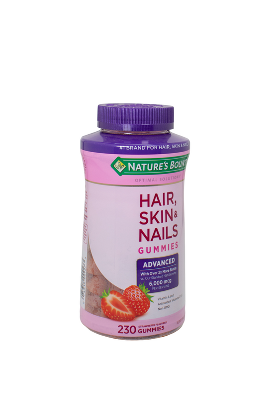 GOMITAS NATURE´S BOUNTY VITAMINAS PARA CABELLO, PIEL & UÑAS