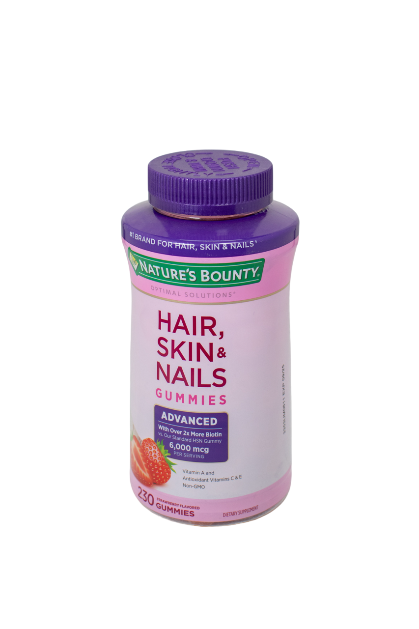 GOMITAS NATURE´S BOUNTY VITAMINAS PARA CABELLO, PIEL & UÑAS