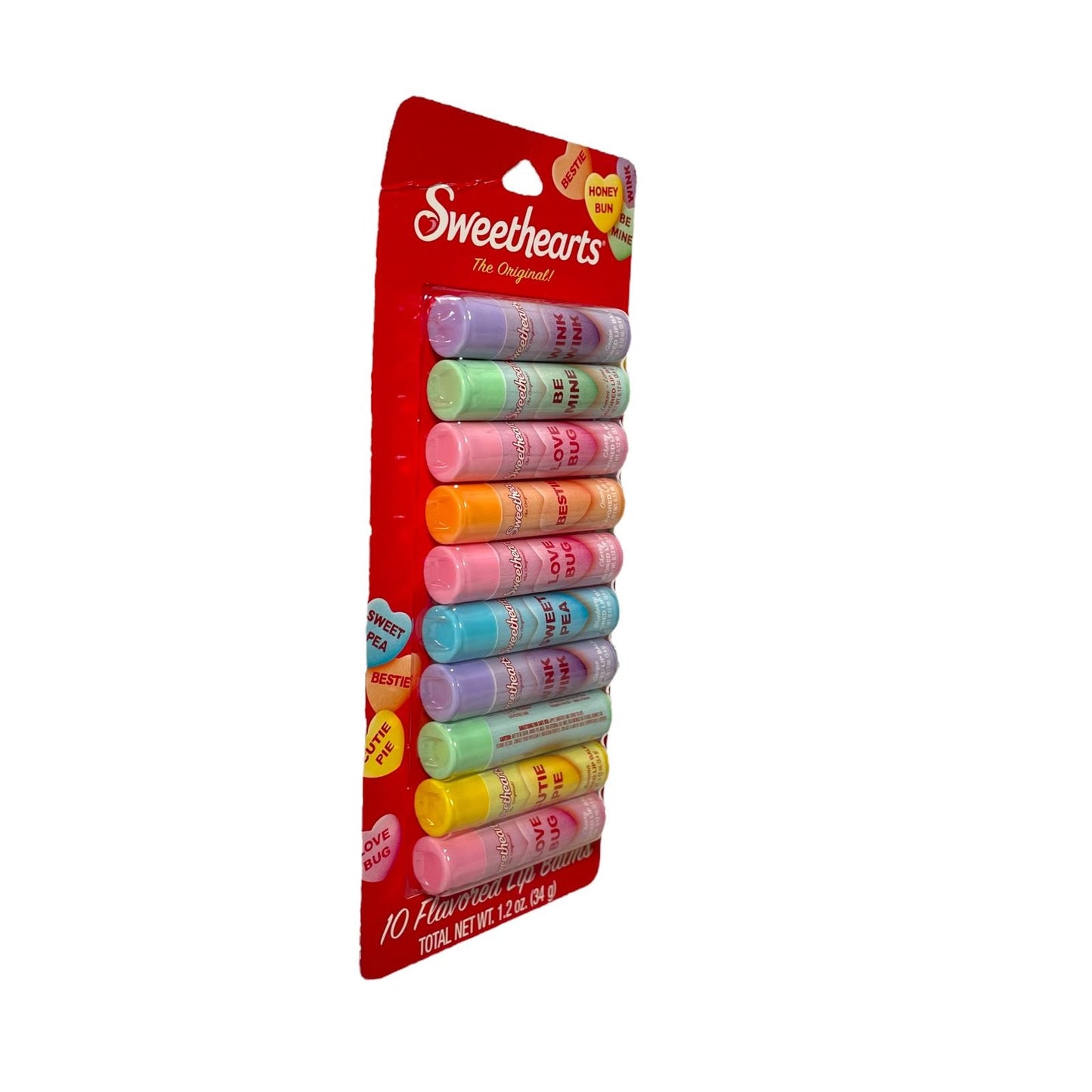 BALSAMOS LABIALES DE SWEETHARTS 10 PZ